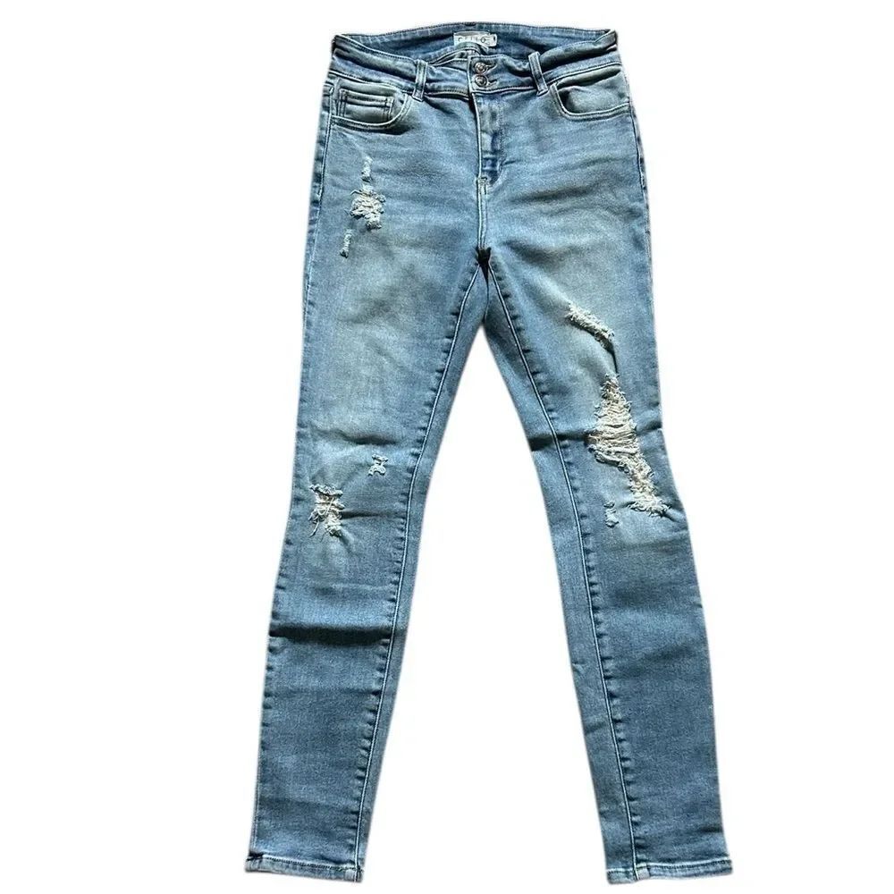 Cello Distressed Skinny Jeans